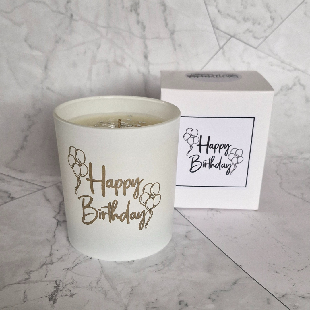 Happy Birthday candle with box