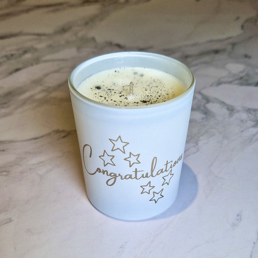 'Congratulations' - Medium Candle