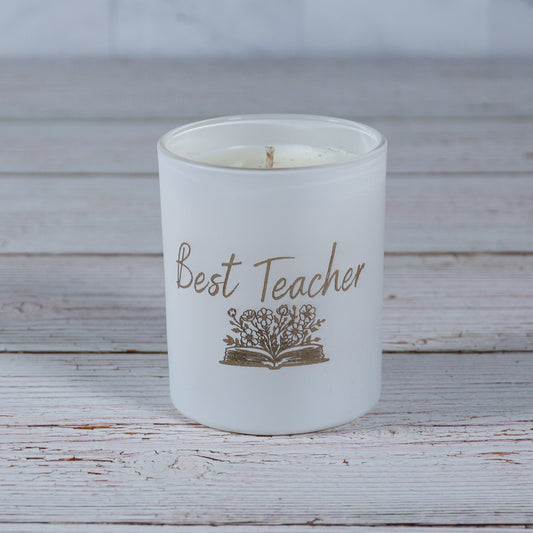 'Best Teacher' - Medium Candle