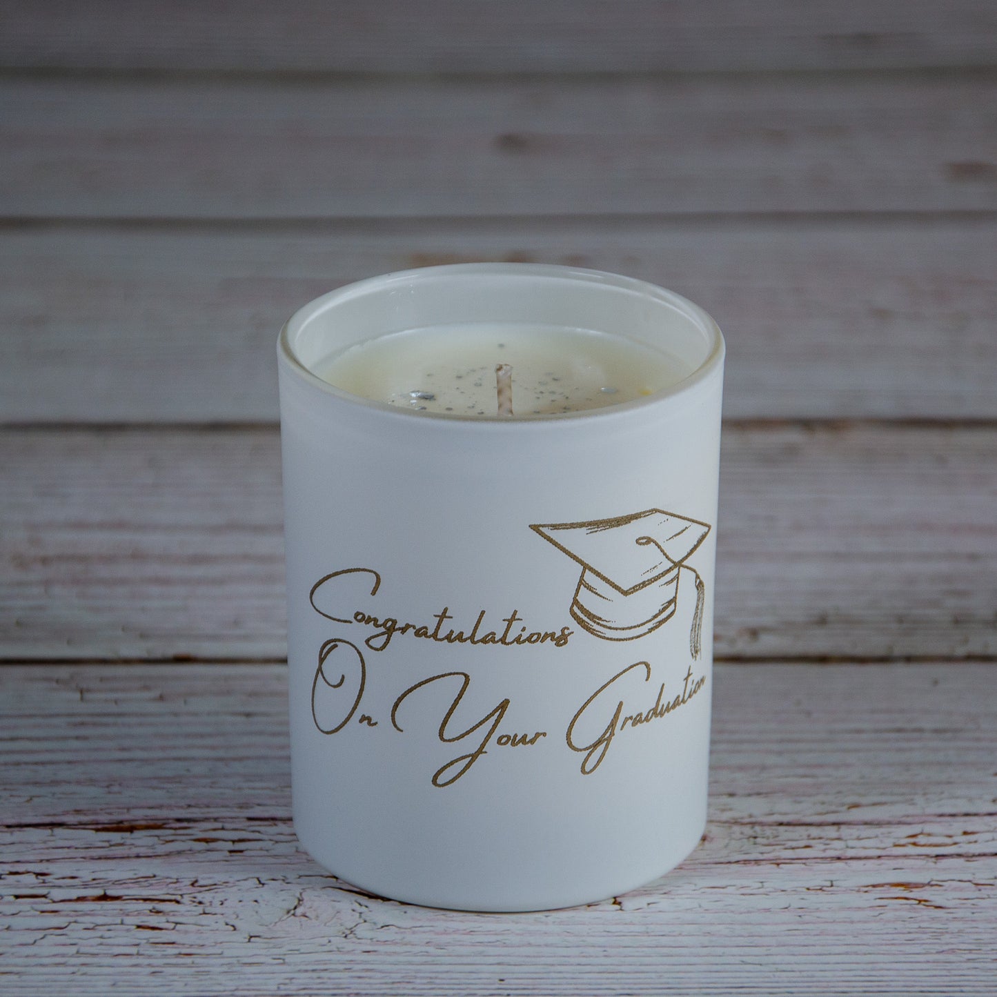 'Congratulations On Your Graduation' - Medium Candle