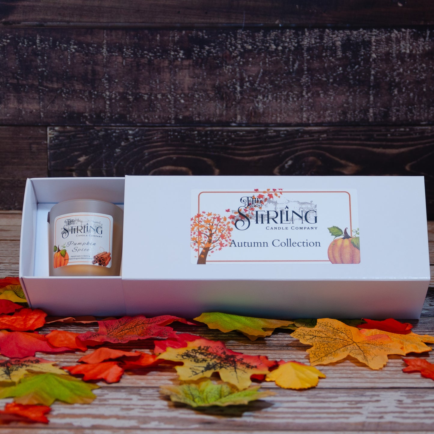 Autumn Collection three small candle set