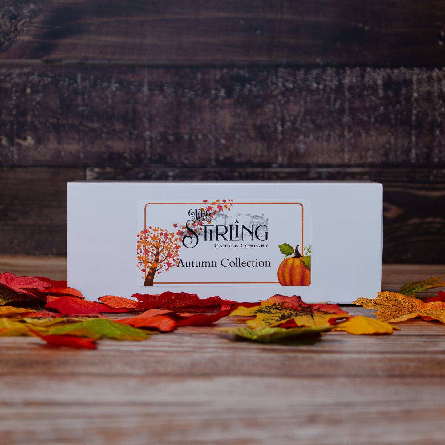 Autumn Collection three small candle set