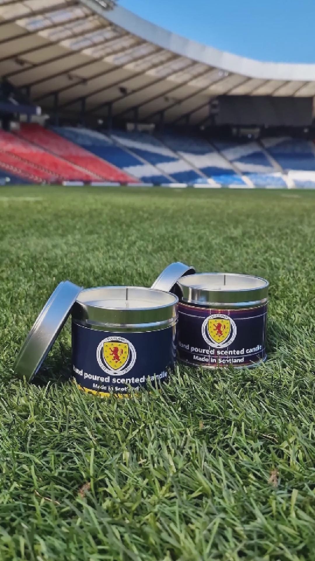 Official Scotland National Team Candle video with close up shots. Taken at Hampden Park, Glasgow.