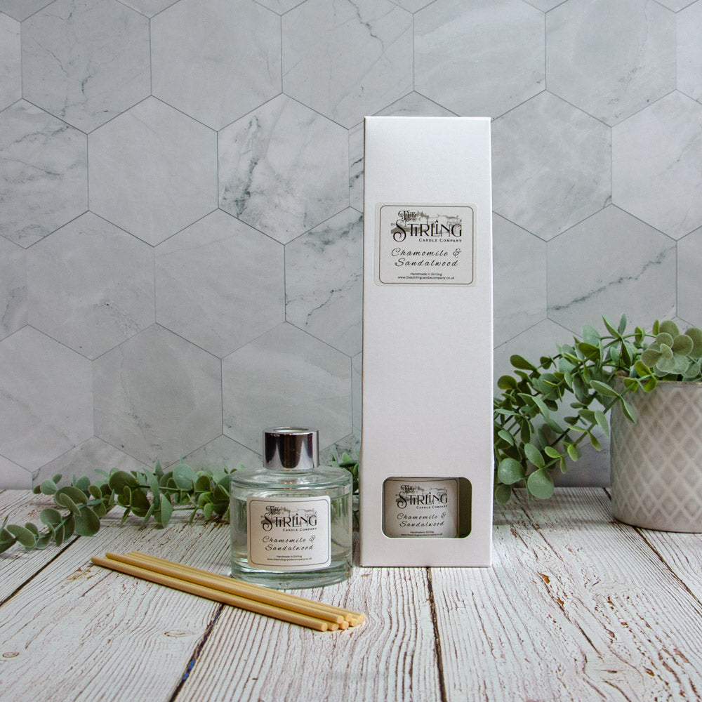 Chamomile and Sandalwood reed diffuser