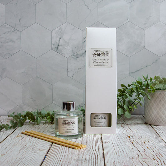 Chamomile and Sandalwood reed diffuser