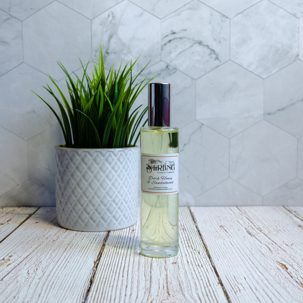 Dark Honey and Sandalwood room spray