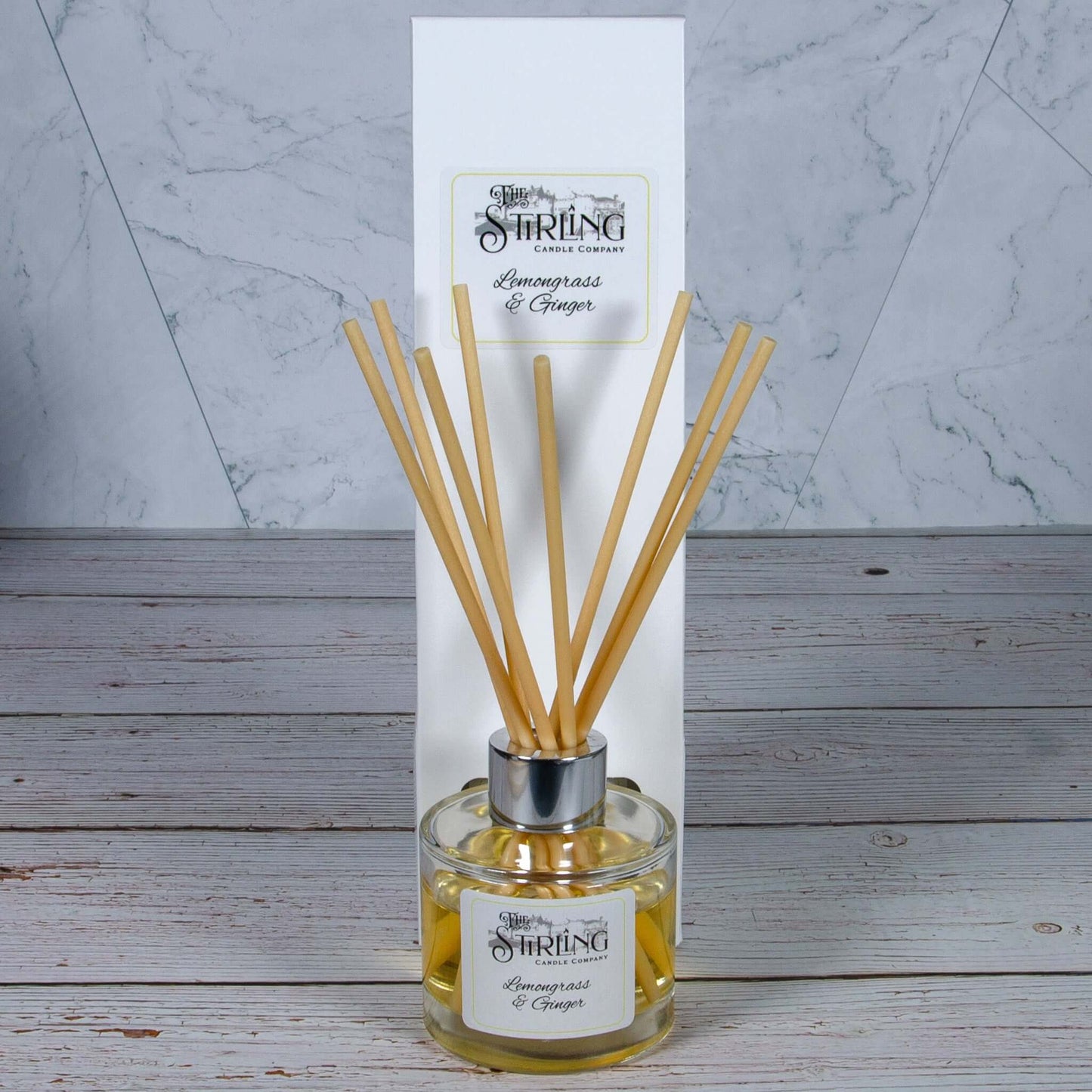 Lemongrass & Ginger diffuser with product box