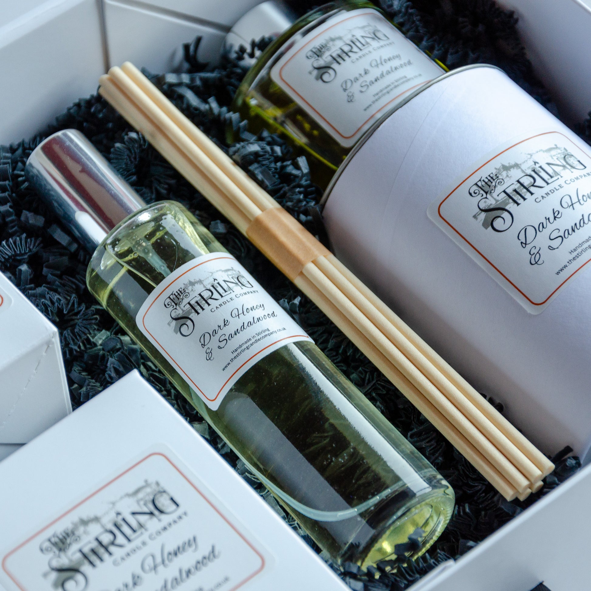 The Stirling Candle Company product gift box