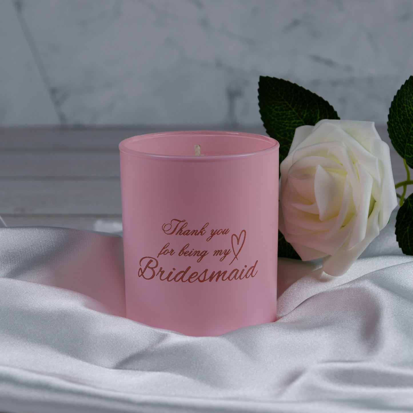 'Thank You For Being My Bridesmaid' - Medium Candle