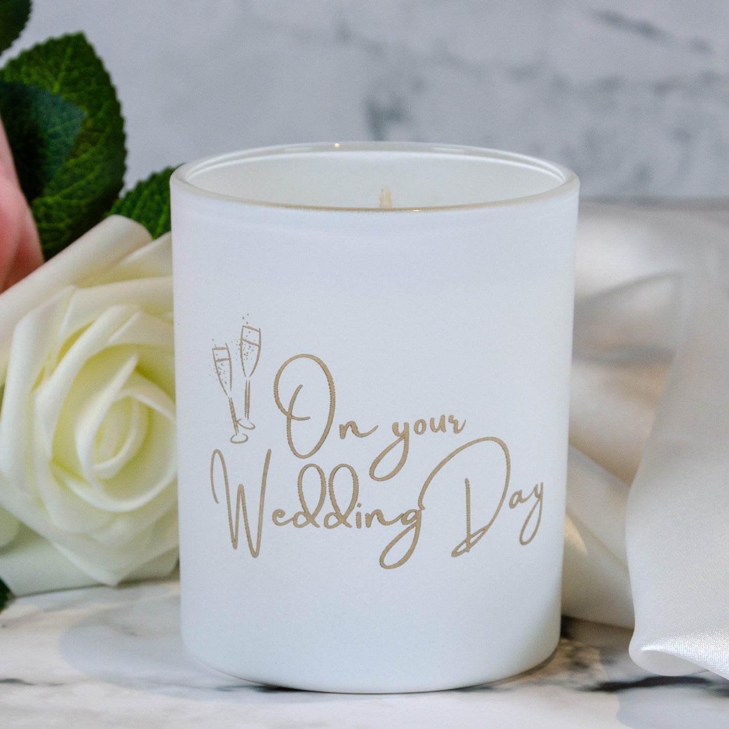 'On Your Wedding Day' - Medium Candle