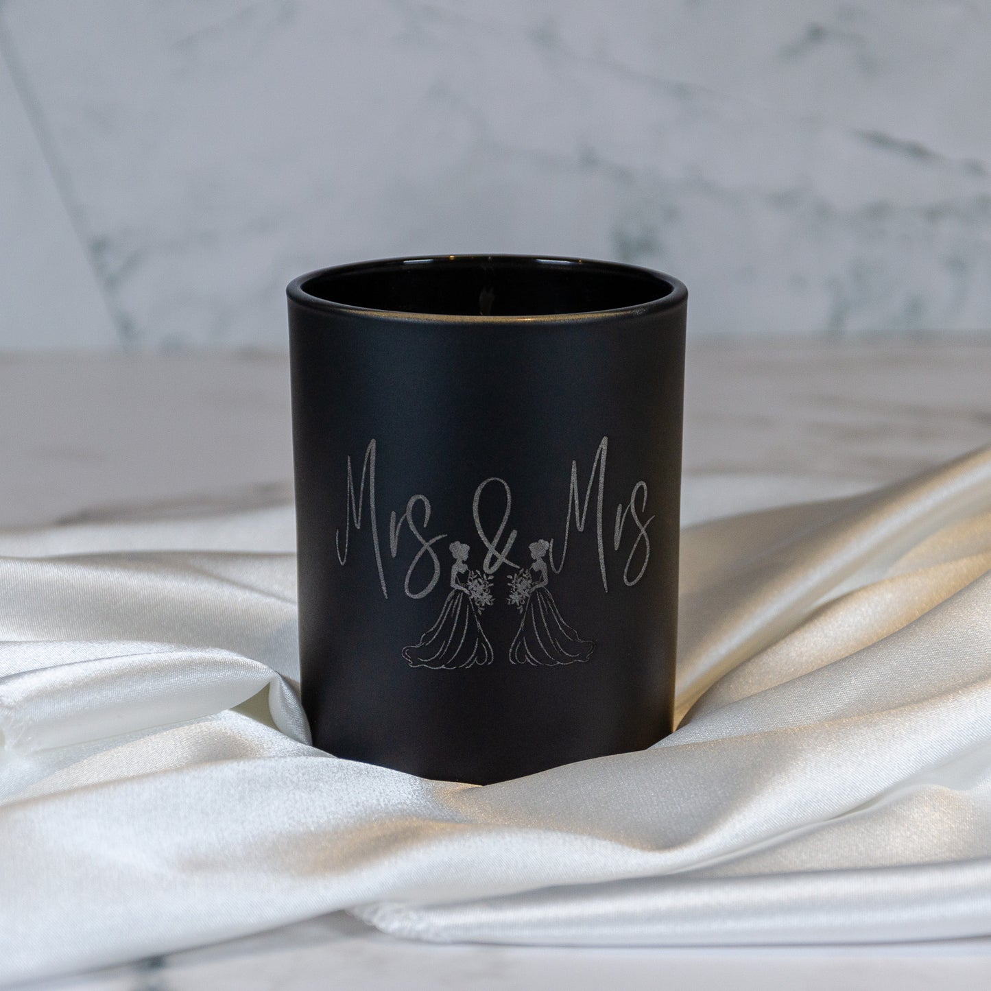 'Mrs & Mrs' - Medium Candle