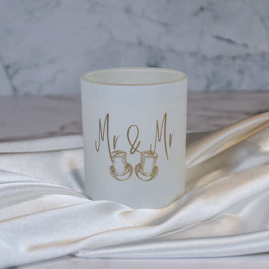 'Mr & Mr' - Medium Candle