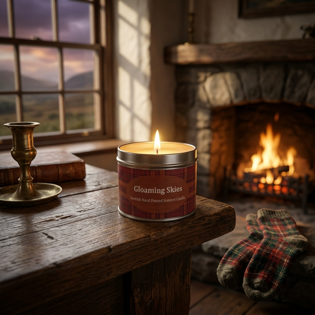 Gloaming Skies - Travel Tin Candle - Cotton Wick