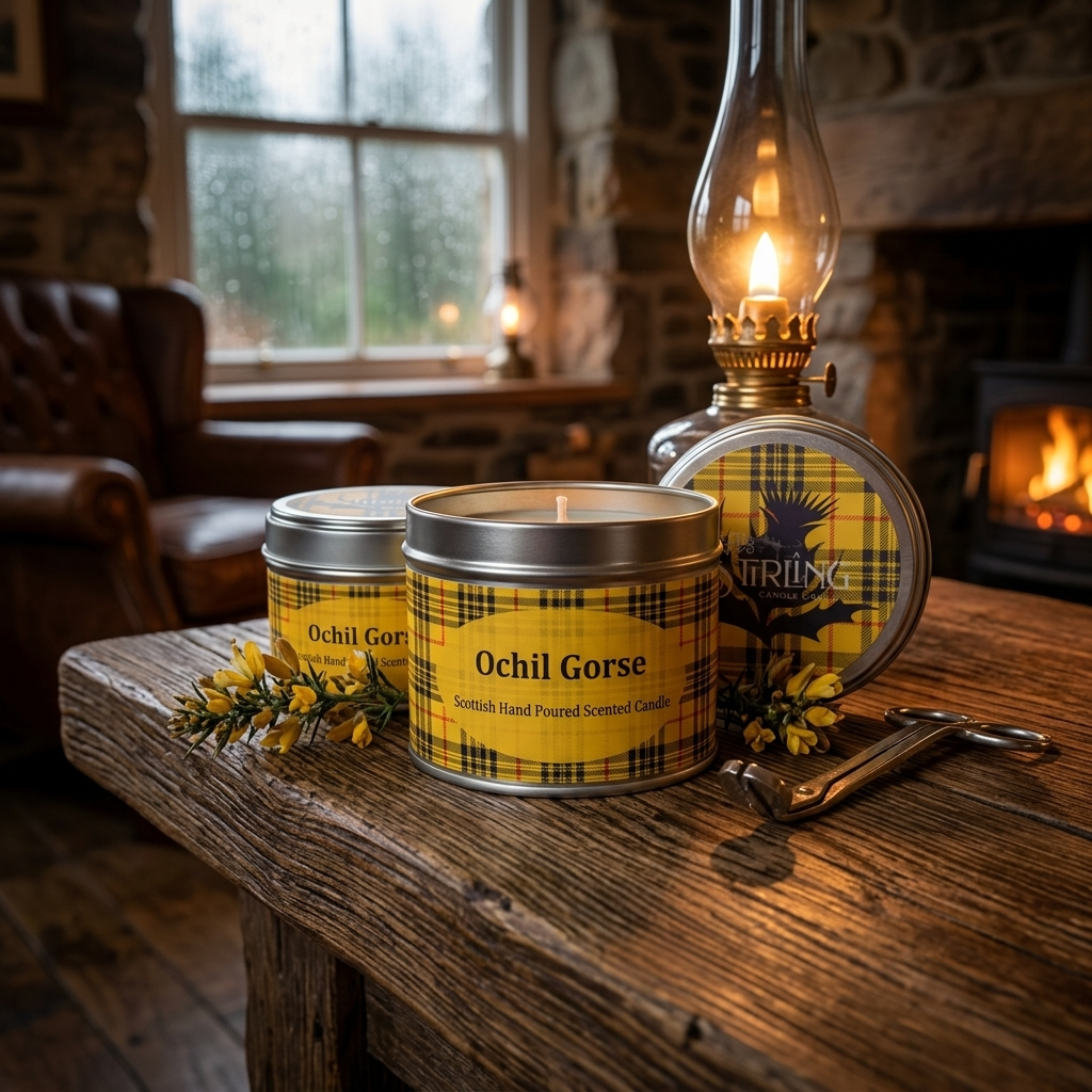 Ochil Gorse - Travel Tin Candle - Cotton Wick