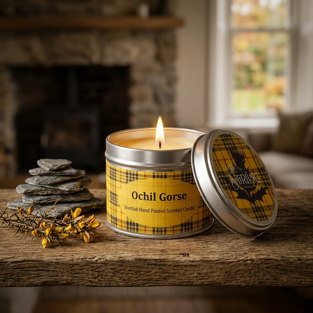 Ochil Gorse - Travel Tin Candle - Cotton Wick