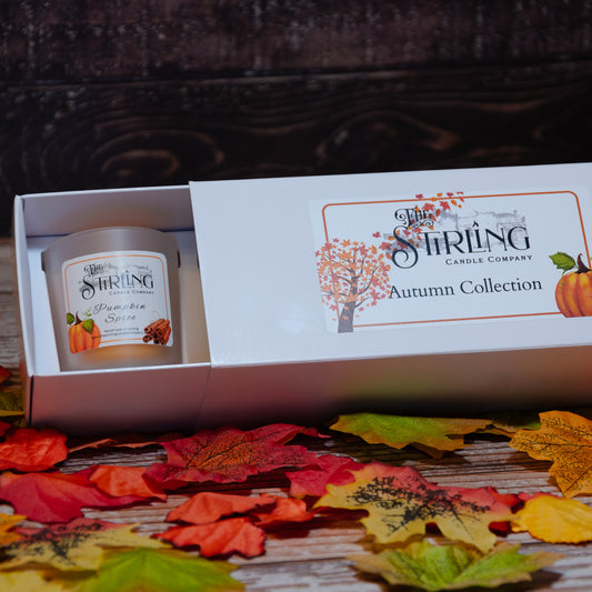 Autumn Collection three small candle set