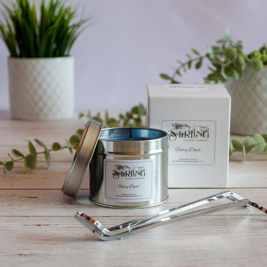 Candle Tin 20cl - Fairy Dust - The Stirling Candle Company