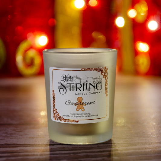 The Stirling Candle Company small candle in the fragrance Gingerbread
