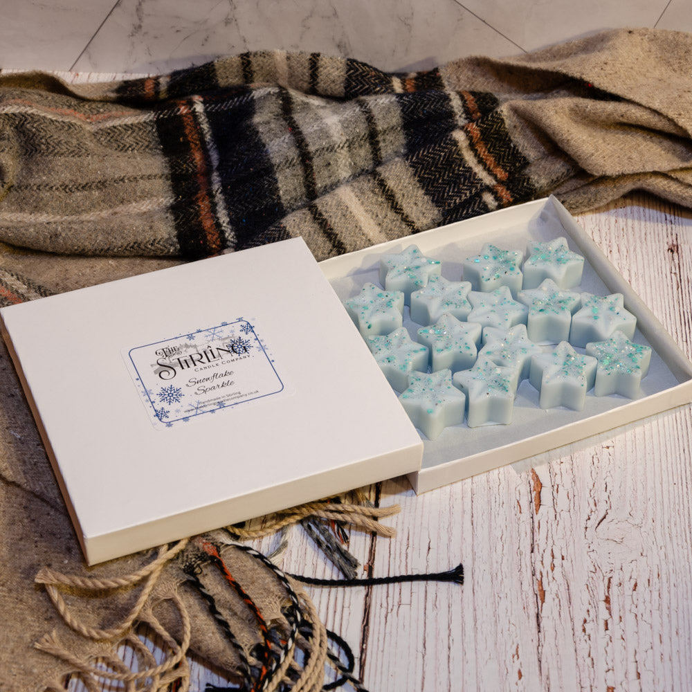 Small wax melt gift box in the fragrance Snowflake Sparkle