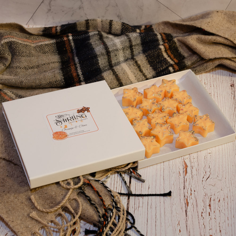 Small wax melt gift box in the fragrance Orange & Clove