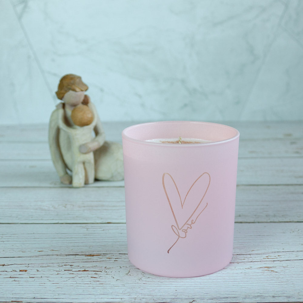 Love & Heart candle