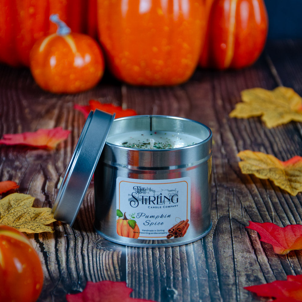 Pumpkin Spice - Travel Tin - Cotton Wick