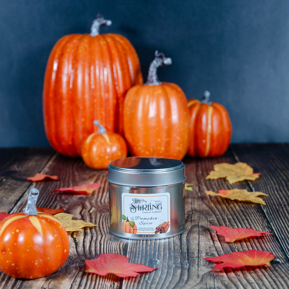 Pumpkin Spice - Travel Tin - Cotton Wick