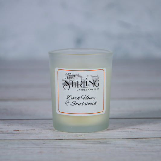 Dark Honey & Sandalwood small candle