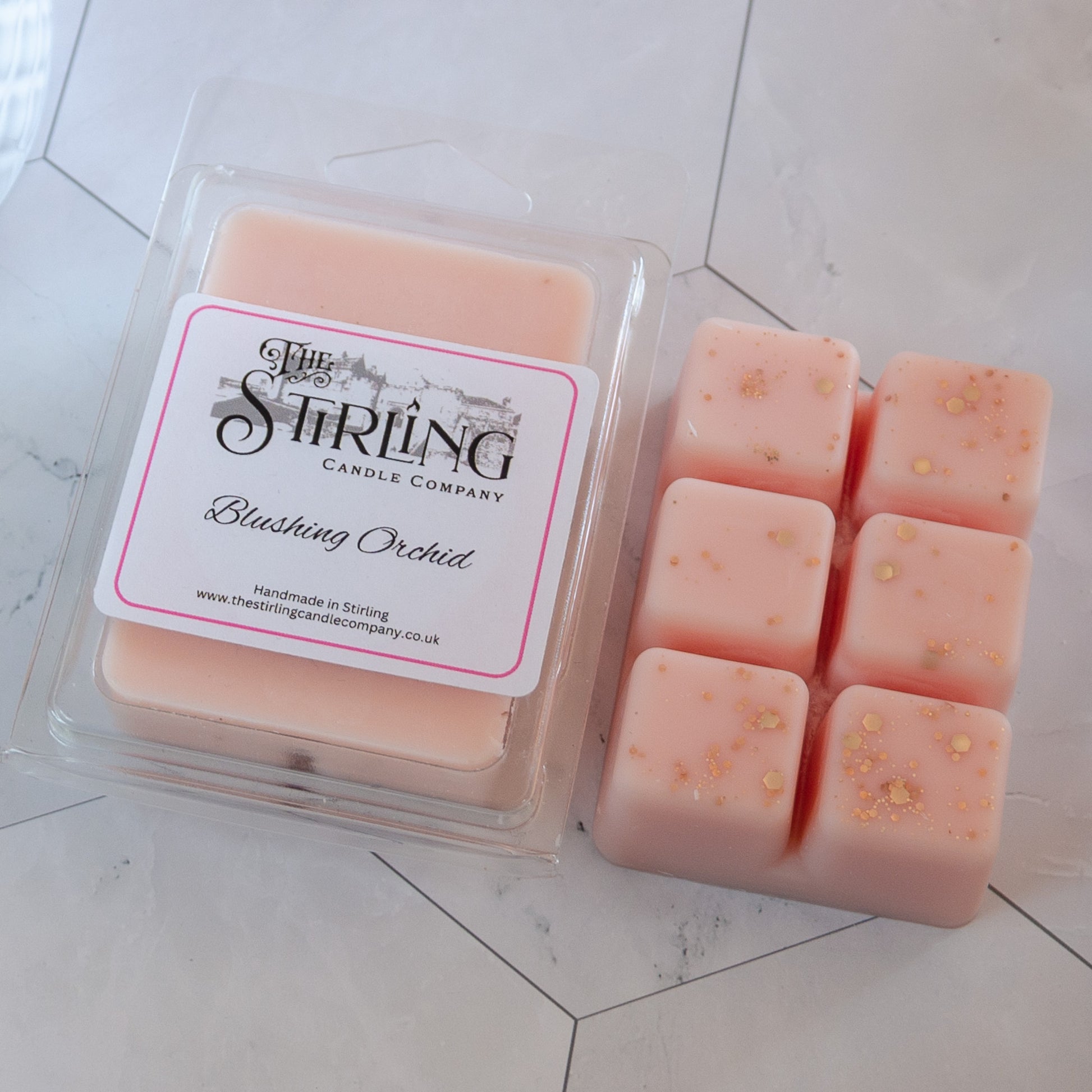 Clamshell - Blushing Orchid - The Stirling Candle Company